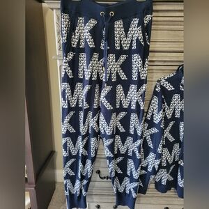 Michael Kors Black and White Logo Joggers. Matching Hoodie Available
